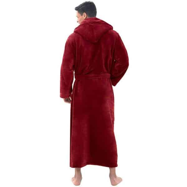 Manteau peignoir d'hiver à capuche homme 3213 jzkaon