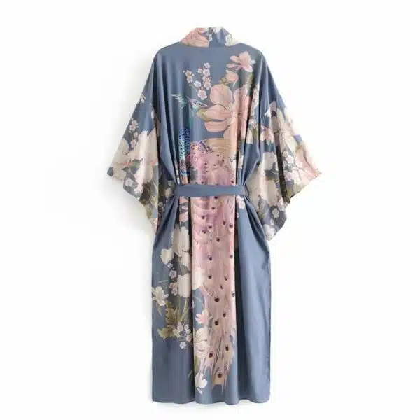 Peignoir kimono à manches longues pour femme 3467 mjfl3f