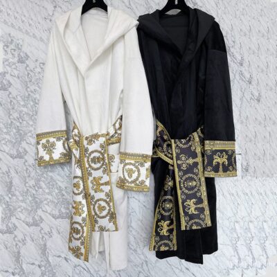 Peignoir luxueux en velours pour homme