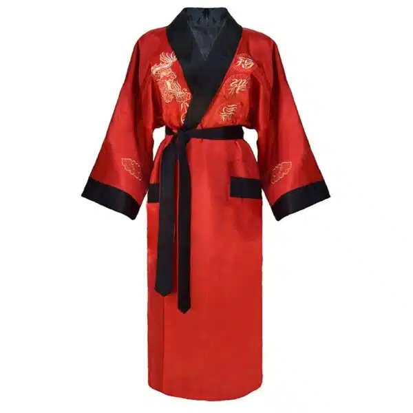 Peignoir kimono broderie dragon homme 10189 wdf0tg