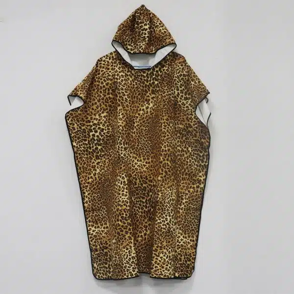 Peignoir poncho léopard 10840