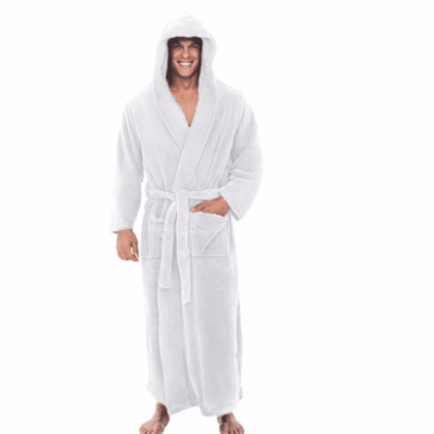 Peignoir De Bain Pour Homme - Robe De Nuit Pour Couple - Automne Et Hiver - Décontracté