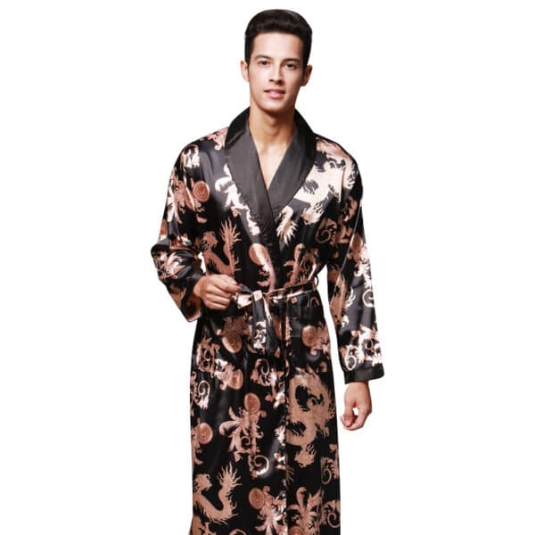 Peignoir Kimono en Satin pour homme 24386 gtsdui