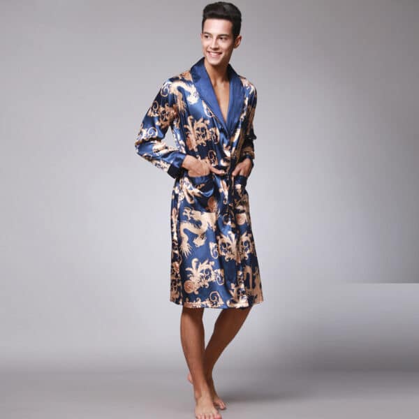 Peignoir Kimono en Satin pour homme 24387 96pozj