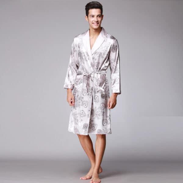 Peignoir Kimono en Satin pour homme 24402 udm467