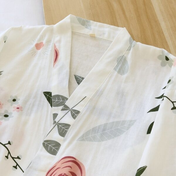 Pyjama kimono a fleur Style pour femmes 32244 saqztj