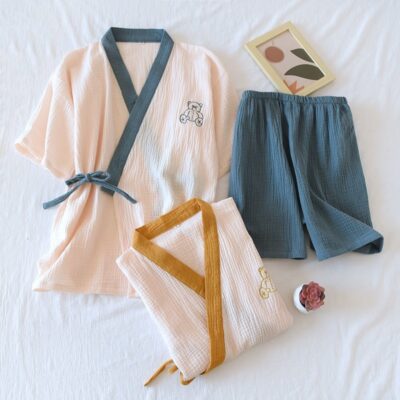 Pyjama kimono japonais pour femmes