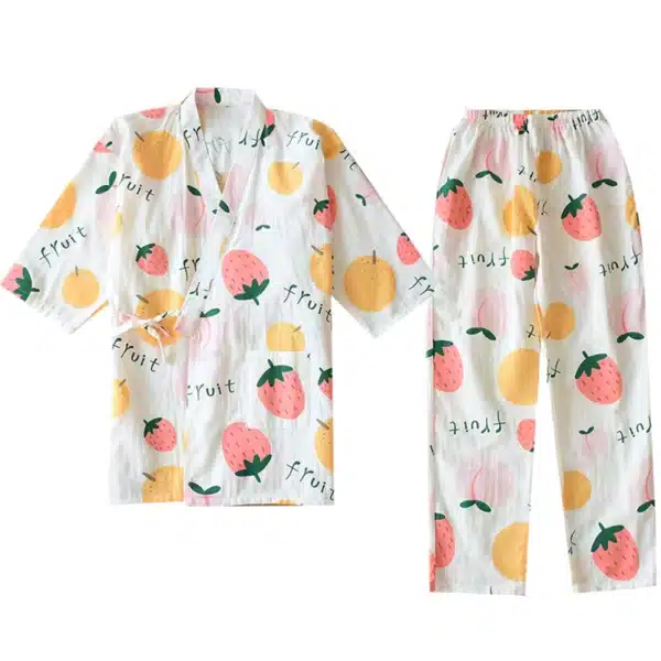 Pyjama kimono japonais à imprimé fraise et abricot pour femmes H84b50b41fdc14c8ba60e72ab8088aa27K