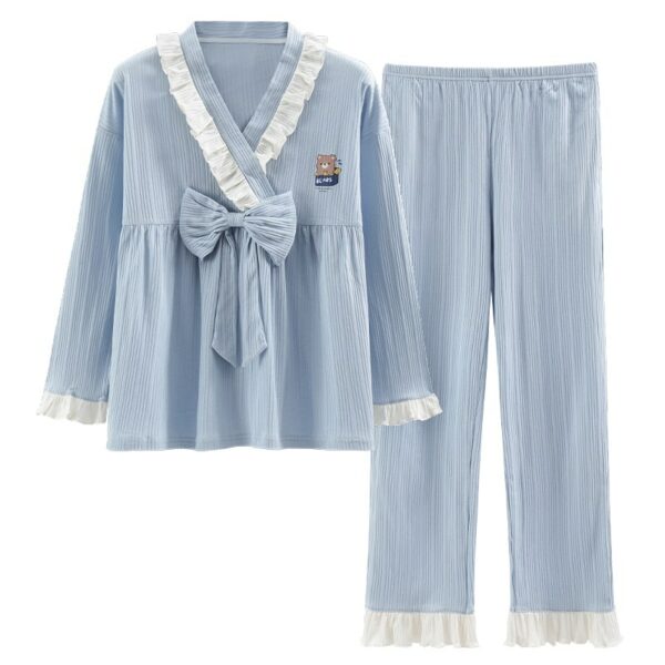 Pyjama kimono à enfiler pour femmes 33307 ekdmm4