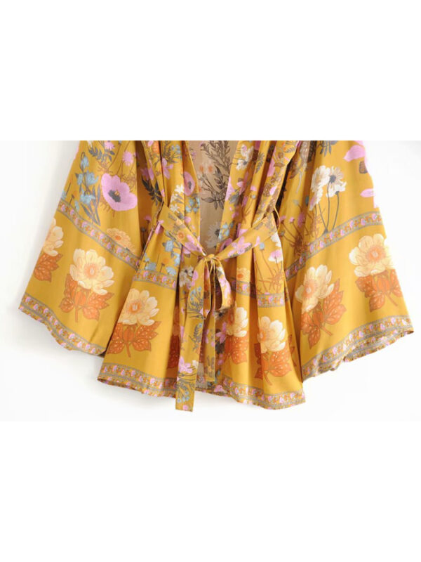 Peignoir kimono court léger estival 39568