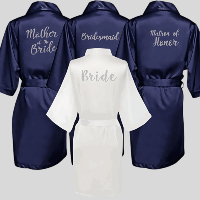 Peignoir kimono femme pour mariage