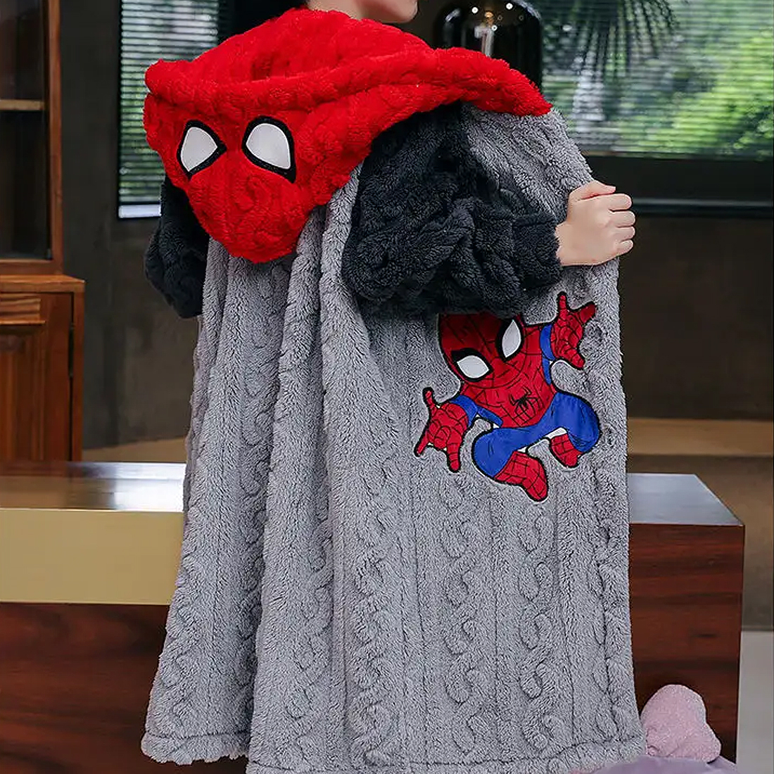 Peignoir Spiderman d'intérieur • Maison du Peignoir